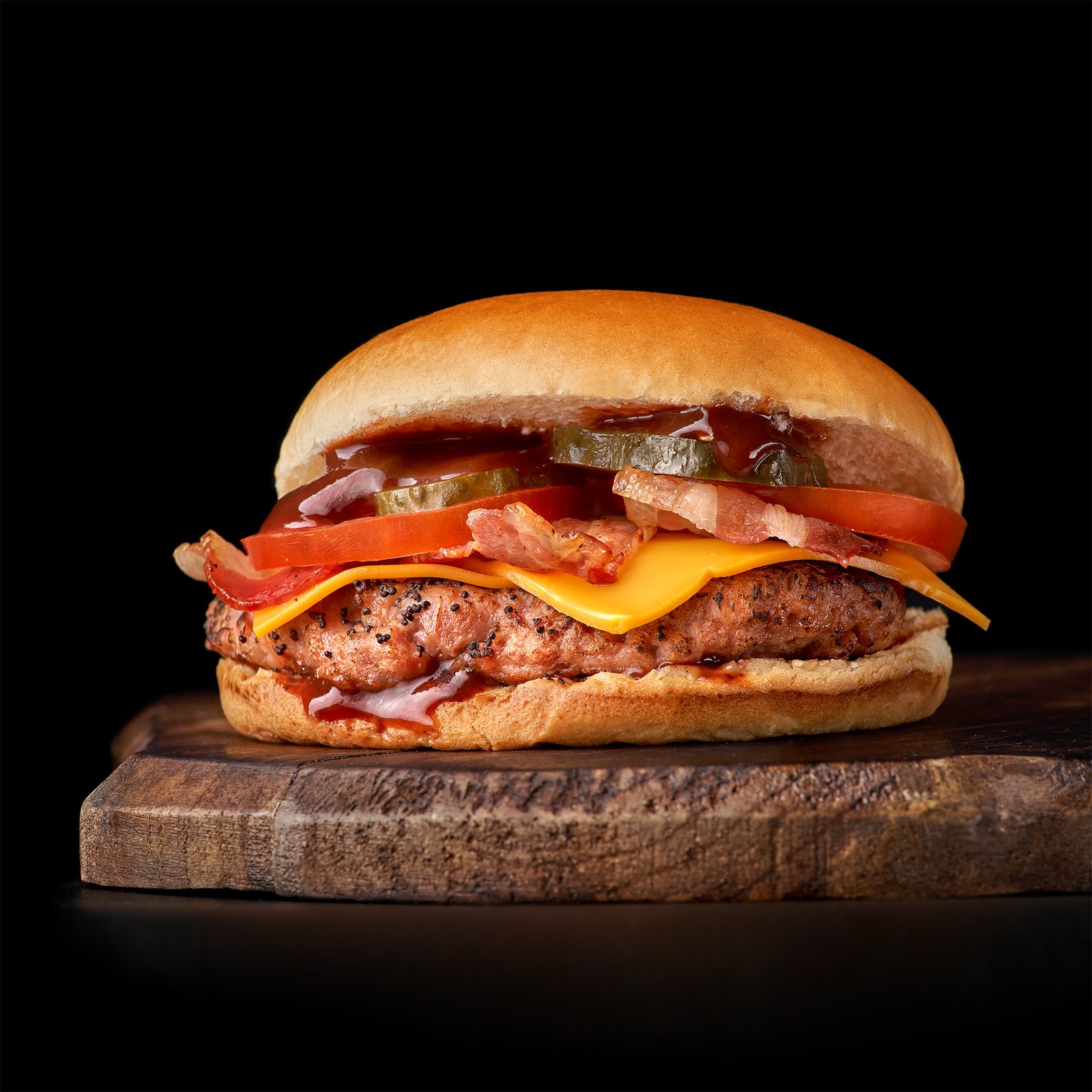 Bacon Burger 260g — fotografie produs